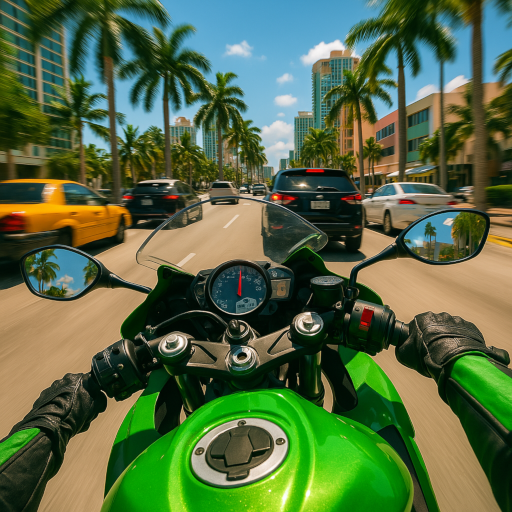 Real Moto Rider: Traffic Race